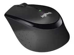 Logitech M330 SILENT PLUS - Mus 3 knapper - tr&#229;dl&#248;s - 2.4 GHz - USB tr&#229;dl&#248;s mottaker - svart