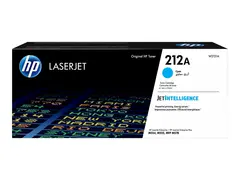 HP 212A - Cyan - original - LaserJet tonerpatron (W2121A) - for Color LaserJet Enterprise M555, MFP M578; LaserJet Enterprise Flow MFP M578