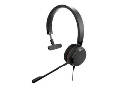 Jabra Evolve 30 II MS Mono - Hodesett on-ear - kablet - USB-C, 3,5 mm jakk - Certified for Skype for Business