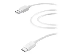 Cellular Line HOME - USB-kabel - 24 pin USB-C (hann) til USB (hann) 2 m - hvit