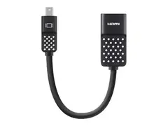 Belkin Mini DisplayPort to HDMI Adapter, 4k Video adapter - Mini DisplayPort hann til HDMI hunn - 12.7 cm - 4K-st&#248;tte