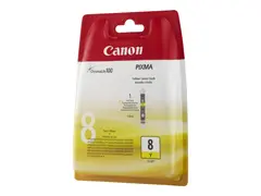 Canon CLI-8Y - 13 ml - gul - original - blekkbeholder for PIXMA iP3500, iP4500, iP5300, MP510, MP520, MP610, MP960, MP970, MX700, MX850, Pro9000