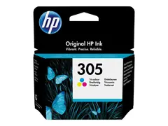 HP 305 - 4.48 ml - farge (cyan, magenta, gul) original - blekkpatron - for Deskjet 23XX, 27XX, 28XX, 41XX, 42XX; DeskJet Plus 41XX; ENVY 60XX, 64XX; ENVY Pro 64XX