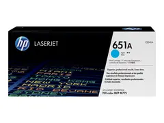 HP 651A - Cyan - original - LaserJet tonerpatron (CE341A) - for Color LaserJet Enterprise MFP M775; LaserJet Managed MFP M775