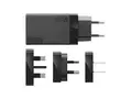 Lenovo 65W USB-C Travel Adapter - Str&#248;madapter AC 100-240 V - 65 watt - Europa - svart