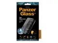 PanzerGlass - Skjermbeskyttelse for mobiltelefon glass - 6.1&quot; - rammefarge svart - for Apple iPhone 12, 12 Pro
