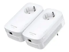 TP-Link TL-PA8010P KIT - Starter Kit str&#248;mlinjeadapter 1GbE, HomePlug AV (HPAV), HomePlug AV (HPAV) 2.0 - veggpluggbar