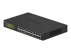 NETGEAR GS324P - Switch - ikke-styrt 16 x 10/100/1000 (PoE+) + 8 x 10/100/1000 - rackmonterbar, stasjon&#230;r - PoE+ (190 W)