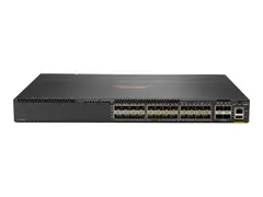 HPE Aruba 6300M - Switch - L3 - Styrt 24 x 1 Gigabit / 10 Gigabit SFP+ + 4 x 1 Gigabit / 10 Gigabit / 25 Gigabit / 50 Gigabit SFP56 (opplink / stabling) - front og side til bakside - rackmonterbar