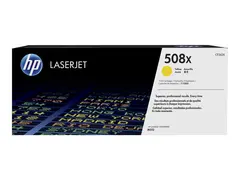 HP 508X - H&#248;y ytelse - gul - original - LaserJet tonerpatron (CF362X) - for Color LaserJet Enterprise MFP M577; LaserJet Enterprise Flow MFP M577