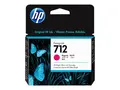 HP 712 - 29 ml - magenta - original - DesignJet blekkpatron - for DesignJet Studio, T210, T230, T250, T630, T650