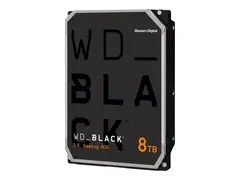 WD Black WDBSLA0080HNC - Harddisk - 8 TB intern - 3.5&quot; - SATA 6Gb/s - 7200 rpm - buffer: 256 MB