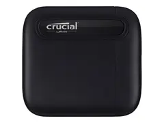 Crucial X6 - SSD - 2 TB - ekstern (b&#230;rbar) USB 3.1 Gen 2 (USB-C kontakt) - svart