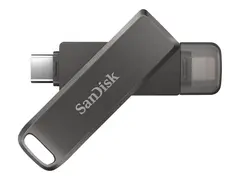 SanDisk iXpand Luxe - USB-flashstasjon 64 GB - USB-C / Lightning