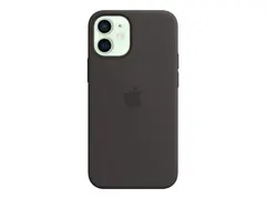 Apple - Baksidedeksel for mobiltelefon med MagSafe - silikon - svart - for iPhone 12 mini
