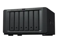 Synology Disk Station DS1621+ - NAS-server 6 br&#248;nner - SATA 6Gb/s - RAID RAID 0, 1, 5, 6, 10, JBOD - RAM 4 GB - Gigabit Ethernet - iSCSI st&#248;tte