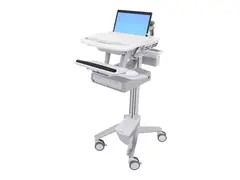 Ergotron StyleView Laptop Cart, 2 Drawers Vogn - &#229;pen arkitektur - for b&#230;rbar / PC-utstyr - aluminium, forsinket st&#229;l, kvalitetsplast - skjermst&#248;rrelse: inntil 17,3&quot;