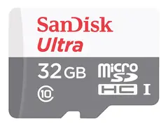 SanDisk Ultra - Flashminnekort 32 GB - Class 10 - microSDHC UHS-I