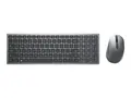 Dell Multi-Device KM7120W - Tastatur- og mussett tr&#229;dl&#248;s - 2.4 GHz, Bluetooth 5.0 - Pan Nordic - titangr&#229; - for Latitude 3320, 3520, 7320 Detachable; XPS 13 9310, 17 9710