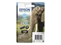 Epson 24XL - 9.8 ml - XL - cyan original - blekkpatron - for Expression Photo XP-55, 750, 760, 850, 860, 950, 960, 970; Expression Premium XP-750, 850