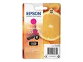 Epson 33XL - 8.9 ml - XL - magenta - original blister - blekkpatron - for Expression Home XP-635, 830; Expression Premium XP-530, 540, 630, 635, 640, 645, 830, 900