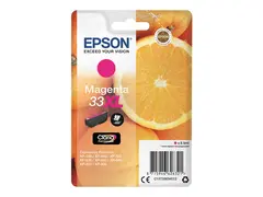 Epson 33XL - 8.9 ml - XL - magenta original - blister - blekkpatron - for Expression Home XP-635, 830; Expression Premium XP-530, 540, 630, 635, 640, 645, 830, 900