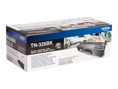 Brother TN326BK - Svart - original - tonerpatron for Brother DCP-L8400, DCP-L8450, HL-L8250, HL-L8350, MFC-L8650, MFC-L8850