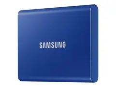 Samsung T7 MU-PC2T0H - SSD - kryptert 2 TB - ekstern (b&#230;rbar) - USB 3.2 Gen 2 (USB-C kontakt) - 256-bit AES - indigobl&#229;