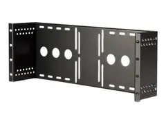 StarTech.com 4U Universal VESA LCD Monitor Mounting Bracket for 19-inch Rack or Cabinet TAA Compliant - Cold-Pressed Steel Bracket (RKLCDBK) - Monteringssett - for LCD-skjerm - solid kaldpresset st&#229;l - svart - skjermst&#248;rrelse: 19&quot; - for P/N: CABSCRWS1224, RK2433BKM, RK2537BKM, RK3236BKF, RK4236BKB, RK4242BK24, RK4242BK30