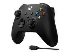 Microsoft Xbox Wireless Controller + USB-C Cable H&#229;ndkonsoll - tr&#229;dl&#248;s - Bluetooth - for PC, Microsoft Xbox One, Android, iOS, Microsoft Xbox Series S, Microsoft Xbox Series X