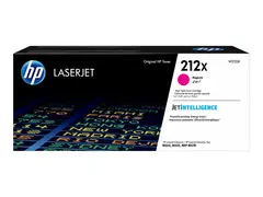 HP 212X - H&#248;y ytelse - magenta - original LaserJet - tonerpatron (W2123X) - for Color LaserJet Enterprise M555, MFP M578; LaserJet Enterprise Flow MFP M578