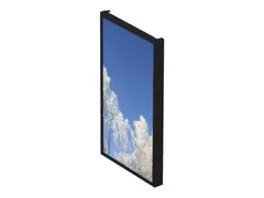 HI-ND Wall Casing EASY 32&quot; Portrait - Monteringssett (hylster) for LCD-skjerm - metall - svart, RAL 9005 - skjermst&#248;rrelse: 32&quot; - veggmonterbar - for Samsung QM32R-B