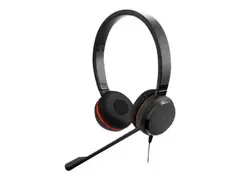 Jabra Evolve 30 II MS stereo - Hodesett on-ear - kablet - USB-C, 3,5 mm jakk - Certified for Skype for Business