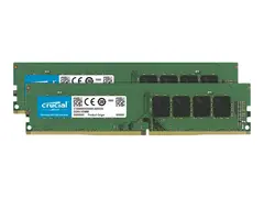 Crucial - DDR4 - sett - 32 GB: 2 x 16 GB DIMM 288-pin - 3200 MHz / PC4-25600 - ikke-bufret