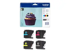 Brother LC123 - 4-pack - svart, gul, cyan, magenta original - blister - blekkpatron - for Brother DCP-J100, J105, J132, J152, J552, J752, MFC-J245, J470, J650, J6520, J6720, J6920