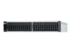 QNAP ES2486dc - NAS-server - 24 br&#248;nner kan monteres i rack - SAS 12Gb/s - RAID RAID 0, 1, 5, 6, 10, 50, JBOD, 60, RAID TP - RAM 96 GB - Gigabit Ethernet / 10 Gigabit Ethernet - iSCSI st&#248;tte - 2U