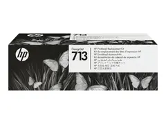 HP 713 - 4-pack - gul, cyan, magenta, pigmentert svart original - DesignJet - byttesett for skriverhode - for DesignJet Studio, T210, T230, T250, T630, T650