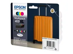 Epson 405XL Multipack - 4-pack XL - svart, gul, cyan, magenta - original - blekkpatron - for WorkForce WF-7310, 7830, 7835, 7840; WorkForce Pro WF-3820, 3825, 4820, 4825, 4830, 7840