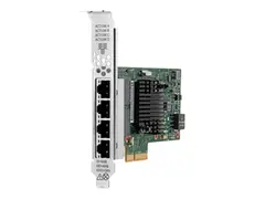 HPE I350-T4 - Nettverksadapter - PCIe 2.0 x4 Gigabit Ethernet x 4 - for ProLiant DL20 Gen10, DL325 Gen10, DL360 Gen10, DL380 Gen10, ML30 Gen10, XL220n Gen10