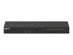 NETGEAR AV Line M4250-16XF - Switch L3 - Styrt - 16 x 10 Gigabit SFP+ - side til side-luftflyt - rackmonterbar