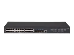 HPE 5130-24G-4SFP+ EI - Switch L3 - Styrt - 24 x 10/100/1000 + 4 x 10 Gigabit Ethernet / 1 Gigabit Ethernet SFP+ - rackmonterbar - gjenmarkedsf&#248;rt