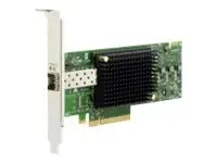 HPE SN1610E - Vertbussadapter - PCIe 4.0 32Gb Fibre Channel SFP+ x 1 - for ProLiant DL325 Gen10, DL345 Gen10, DL360 Gen10, DL365 Gen10, DX360 Gen10, ML350 Gen11