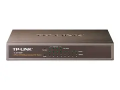 TP-Link TL-SF1008P - Switch - 4 x 10/100 (PoE) + 4 x 10/100 stasjon&#230;r - PoE