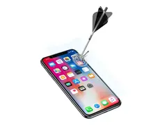 Cellular Line Second Glass Ultra - Skjermbeskyttelse for mobiltelefon glass - gjennomsiktig - for Apple iPhone X