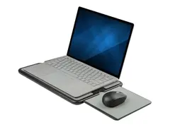 StarTech.com Lap Desk - For 13&quot; / 15&quot; Laptops Portable Notebook Lap Pad - Retractable Mouse Pad - Anti-Slip Heat-Guard Surface (NTBKPAD) - Notebook-matte - 13&quot; - 15&quot; - svart, gr&#229;