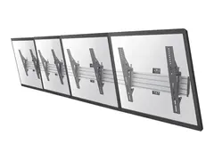 Neomounts NMPRO-WMB4 - Brakett - for 4 LCD-skjermer svart - skjermst&#248;rrelse: 32&quot;-55&quot; - veggmonterbar