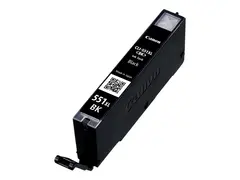 Canon CLI-551BK XL - H&#248;y ytelse - svart - original blekkbeholder - for PIXMA iP8750, iX6850, MG5550, MG5650, MG5655, MG6450, MG6650, MG7150, MG7550, MX725, MX925