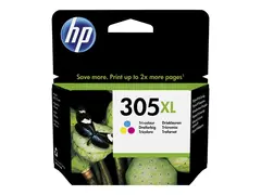 HP 305XL - 5 ml - H&#248;y ytelse - farge (cyan, magenta, gul) original - blekkpatron - for Deskjet 23XX, 27XX, 28XX, 41XX, 42XX; DeskJet Plus 41XX; ENVY 60XX, 64XX; ENVY Pro 64XX