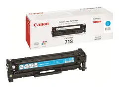 Canon 718 Cyan - Cyan - original - tonerpatron for i-SENSYS LBP7210, LBP7680, MF728, MF729, MF8340, MF8360, MF8380, MF8540, MF8550, MF8580