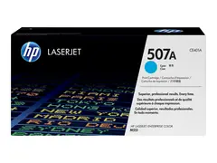 HP 507A - Cyan - original - LaserJet - tonerpatron (CE401A) for Color LaserJet Enterprise MFP M575; LaserJet Enterprise Flow MFP M575